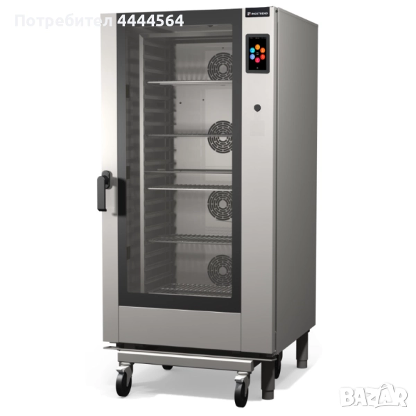 Професионален сладкарски конвектомат – електрически, 16 нива, 60x40 см, снимка 1