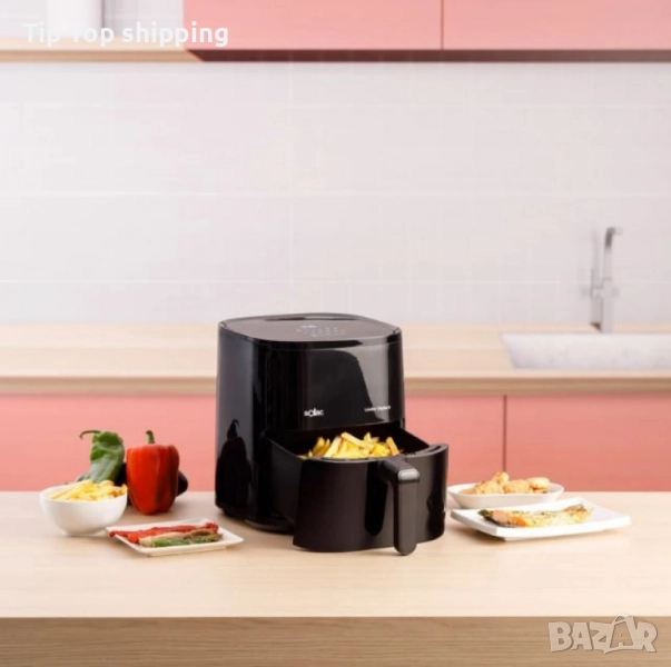 Фритюрник без масло Solac Léviter Digital 5 – 1500W, 5L, 12 програми, дигитален дисплей, снимка 1
