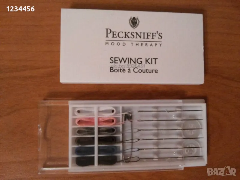 Нови комплекти игленици (7 игли с разноцветни конци) в луксозни кутии от Западна Европа, снимка 1