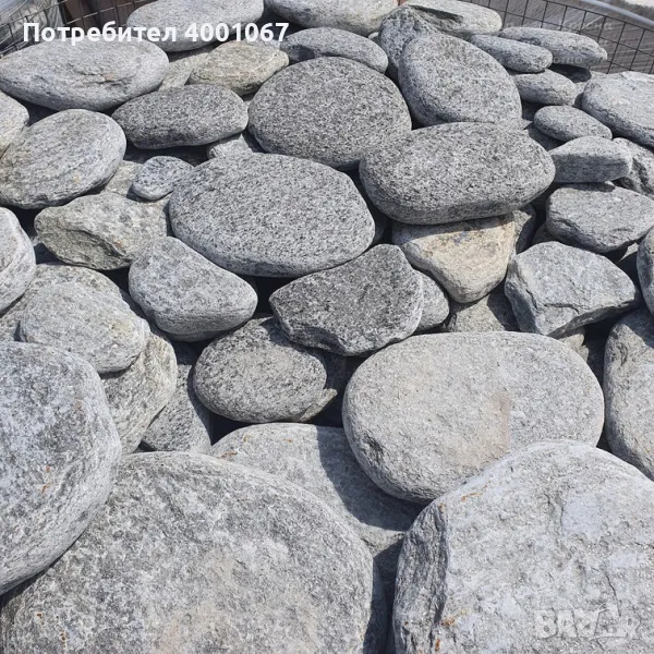 плоски сиви камъни за рисуване , снимка 1