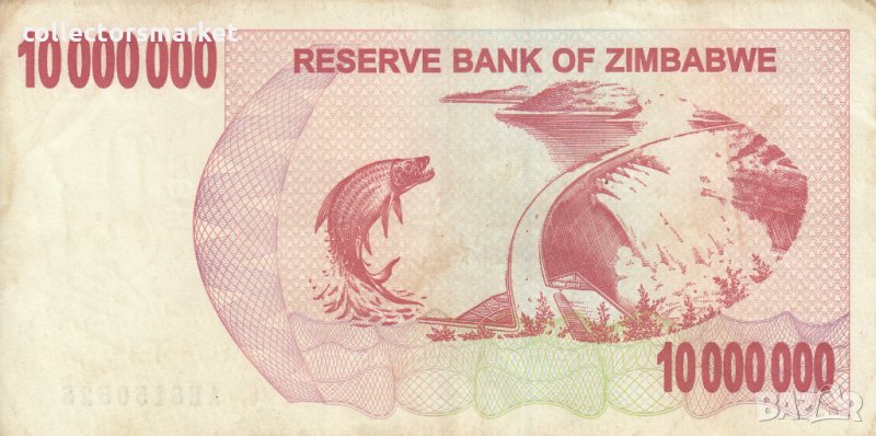 10 000 000 долара 2008, Зимбабве, снимка 1