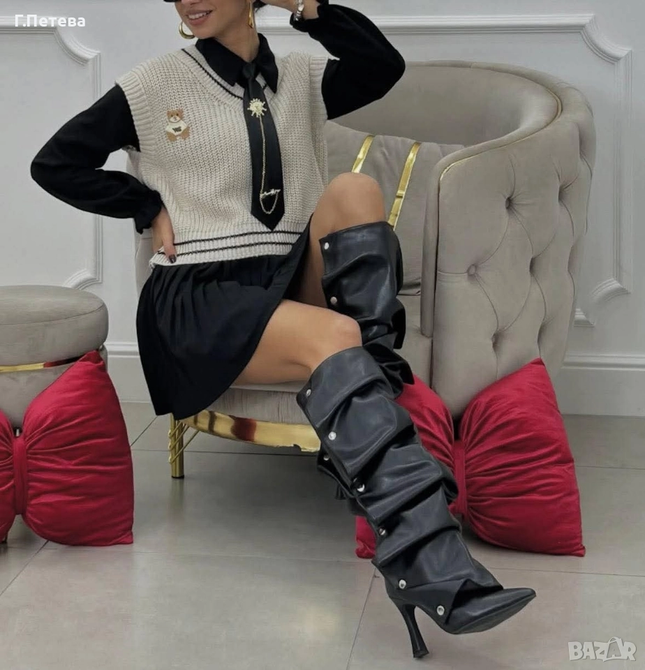 ❌Рокля 3в1 - рокля, пуловер, вратовръзка , снимка 1