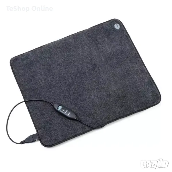 Нагряваща постелка 60 х 70 см  Magic Carpet DLX 190 W 4 темп. таймер антрацит, снимка 1