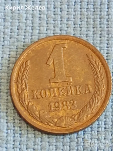 Стара монета 1 копейка 1983г. СССР рядка за КОЛЕКЦИЯ ДЕКОРАЦИЯ 37730, снимка 1