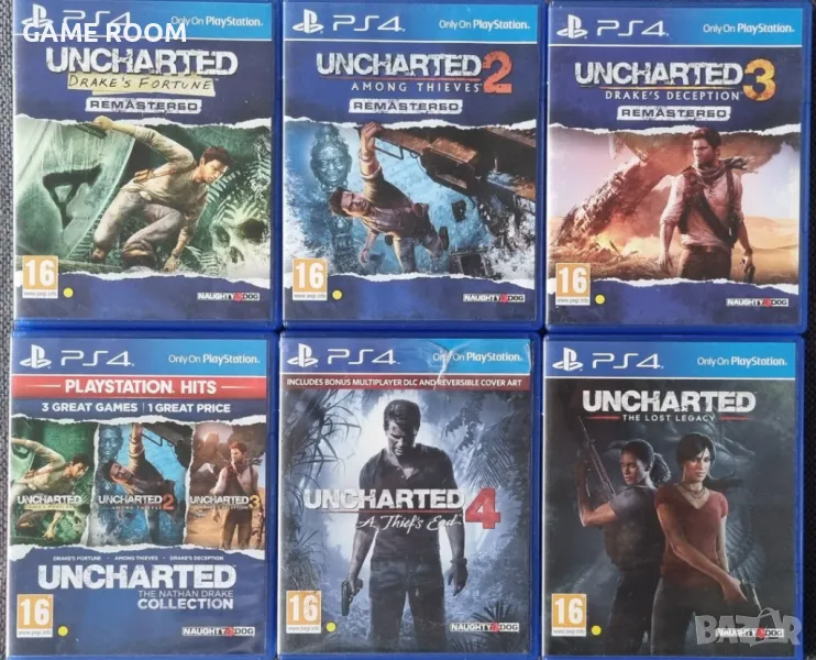 Uncharted игри ps4-5 playstation4-5 пс4-5 плейстейшън4-5 , снимка 1