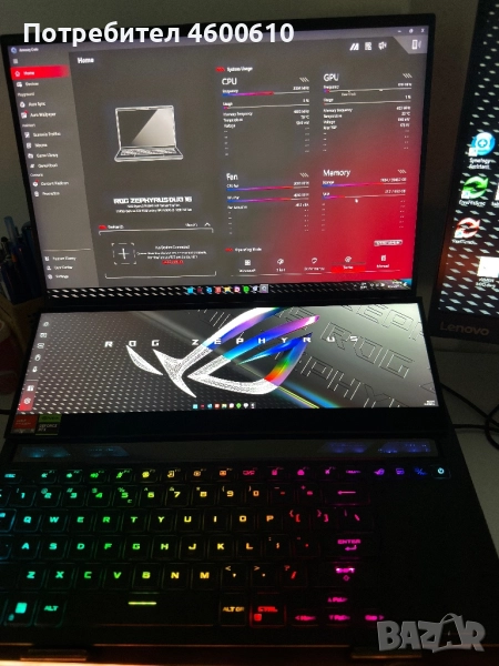 Asus Rog Zephyrus DUO 16 GX650P, снимка 1