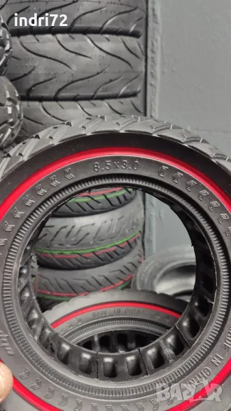 8,5х3 твърда гума за Kukirin G2pro, снимка 1