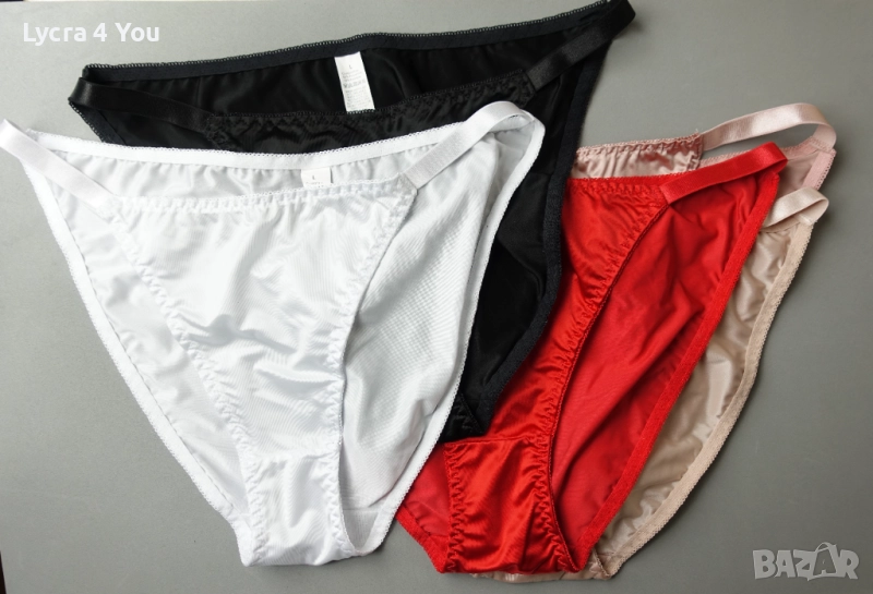 Комплект от 5 броя лъскави бикини L размер, снимка 1