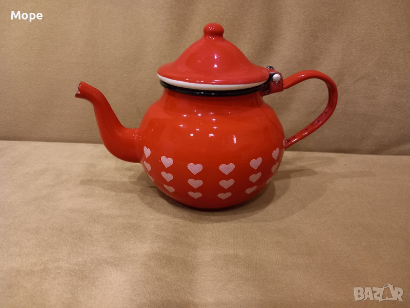 емайлиран чайник , снимка 1