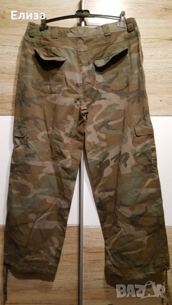 XXL Маскировачен памучен плътен камуфлаж карго макси размер панталон, снимка 1