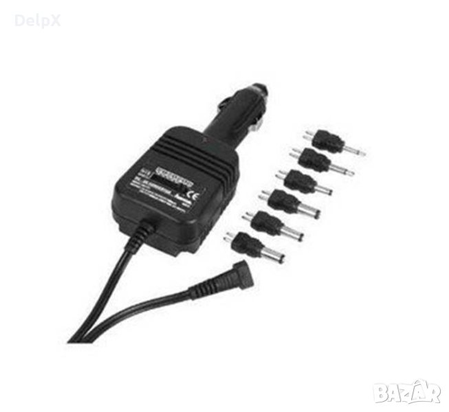 Автомобилно зарядно, комбинирано с накрайници, от 1,5V до 12V, 0,8A, снимка 1