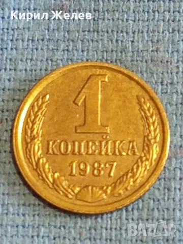 Стара монета 1 копейка 1987г. СССР рядка за КОЛЕКЦИЯ ДЕКОРАЦИЯ 62161
