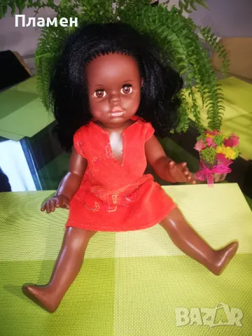 Ретро чернокожа кукла Turtle marke Schildkrot 