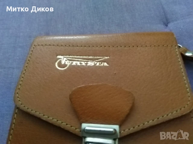 Vurysta  маркова чанта нова за мобилен голям или друго естествена кожа 200х140мм, снимка 3 - Чанти - 51422597