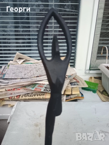 Метална статуетка-25, снимка 4 - Антикварни и старинни предмети - 52350450