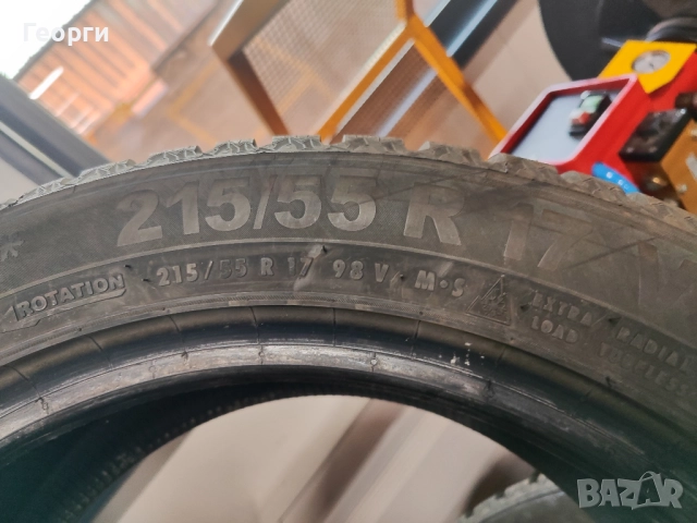 2бр.зимни гуми 215/55/17 Semperit, снимка 4 - Гуми и джанти - 52415740
