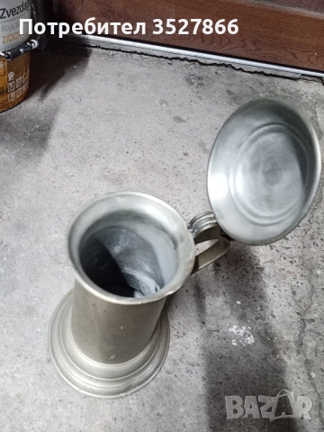 немска метална халба, снимка 2 - Колекции - 52632634