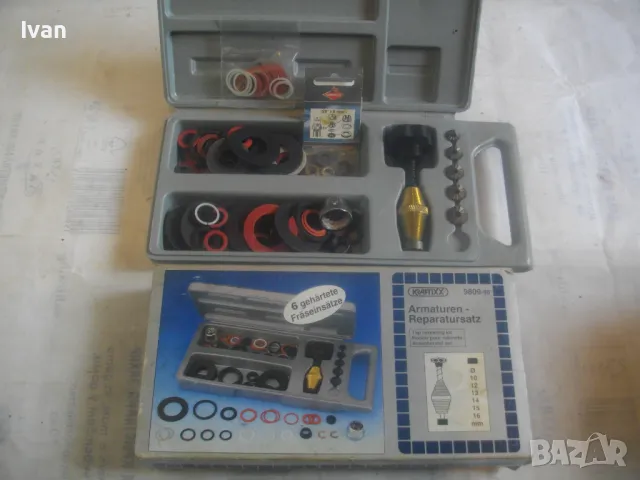 НОВ НЕМСКИ РЕМОНТЕН КОМПЛЕКТ ЗА ВОДОПРОВОДНИ ЧЕШМЕДЖИЙСКИ РЕМОНТИ ЕКСТРАКТОР УПЛЪТНИТЕЛИ , снимка 10 - Други инструменти - 49765435