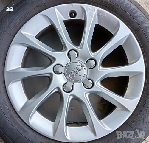 Продавам оригинални лети джанти 16" за Audi, снимка 2 - Гуми и джанти - 50629212