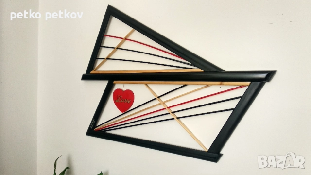 Абстрактно пано Love, снимка 3 - Картини - 52153396