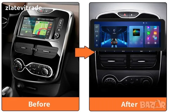 RENAULT CLIO 4 2012 - 2016 - 10'' Навигация Android, 8842, снимка 9 - Навигация за кола - 33907833