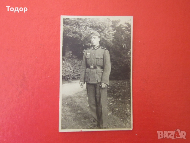 Стара снимка немски войник 3 Райх 24, снимка 5 - Колекции - 36044021