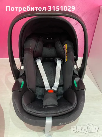 Бебешка кошница Maxi-Cosi Pebble 360 Pro² – Essential Black, снимка 3 - Столчета за кола и колело - 56209305