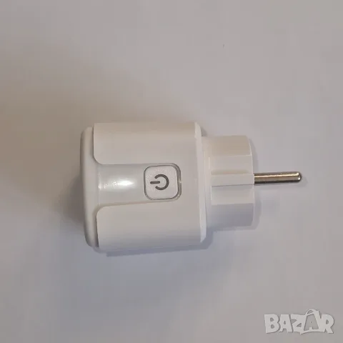 Смарт Wi-Fi контакт, 20 A, ватметър, за Tuya Smart