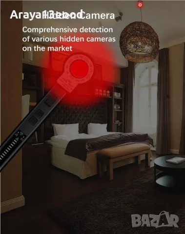 Писалка детектор за подслушватели, откриване на камери, GSM и WiFi устройства GB4943, снимка 3 - Други - 49789552