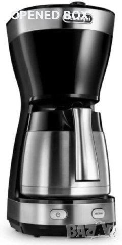 Кафеварка DeLonghi Dedica Style ICM 16710, 1,25л, 1000W, Черен, снимка 2 - Кафемашини - 41631640