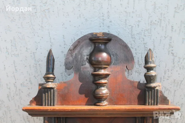 Немски стенен часовник , снимка 2 - Антикварни и старинни предмети - 50380075