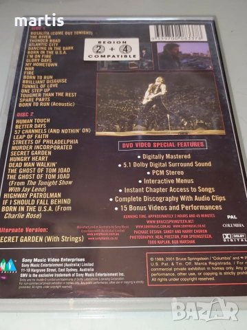 Bruce  Springsteen 2Dvd, снимка 4 - DVD дискове - 35869804