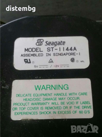 Seagate ST-1144A 130MB 3.5" IDE HH твърд диск, снимка 2 - Твърди дискове - 36122461
