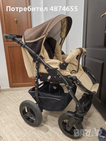 Полска бебешка количка Retrus Danko 2 в 1, снимка 2 - Детски колички - 56059450
