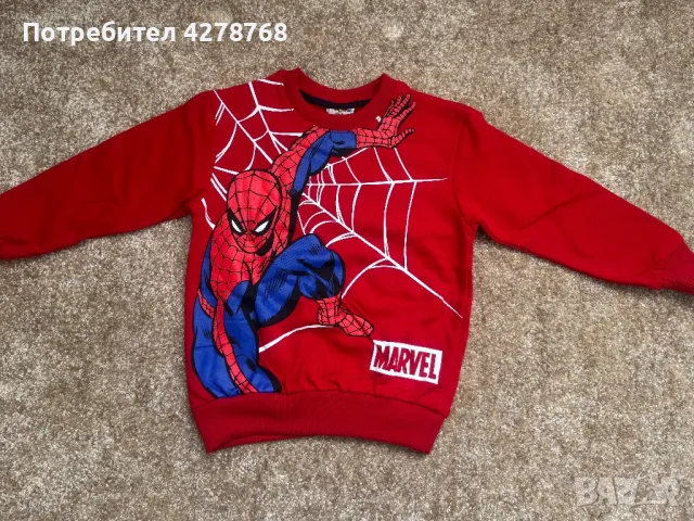 Комплект момче дълъг ръкав Spiderman MARVEL, снимка 3 - Детски комплекти - 49231949