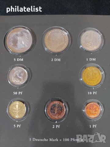 Комплектен сет Германия в марки 1989 - 1996 и в Евро 2002 , снимка 3 - Нумизматика и бонистика - 44327497