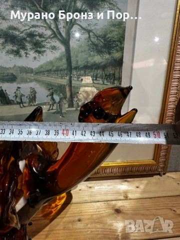 Уникална Костенурка МУРАНО (Murano) – 8.5 кг Масивно Стъкло, снимка 4 - Антикварни и старинни предмети - 53648608