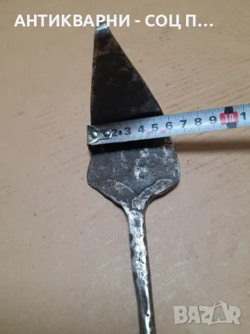 Стар Ръчно Кован Ръжен За Барбекю Камина Печки., снимка 12 - Антикварни и старинни предмети - 48466237