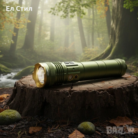 Трицветен Led фенер COBA CB-G905 — мощен с TG-Wick 3000M