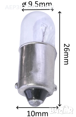 КРУШКА T4W BA9S 12V 4W, снимка 2 - Аксесоари и консумативи - 52374804