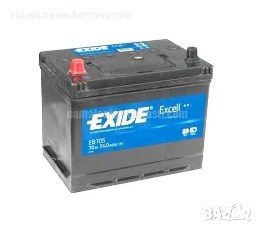 Акумулатор Exide EB705 Alfa Romeo Citroen Isuzu Land Rover Mitsubishi Nissan Toyota