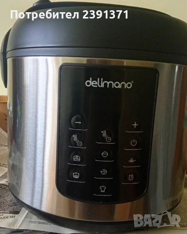 Продавам мултикукер Делимано Optima 5l, снимка 2 - Съдове за готвене - 53476663