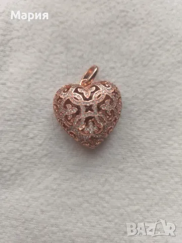 Масивна висулка от родирано сребро