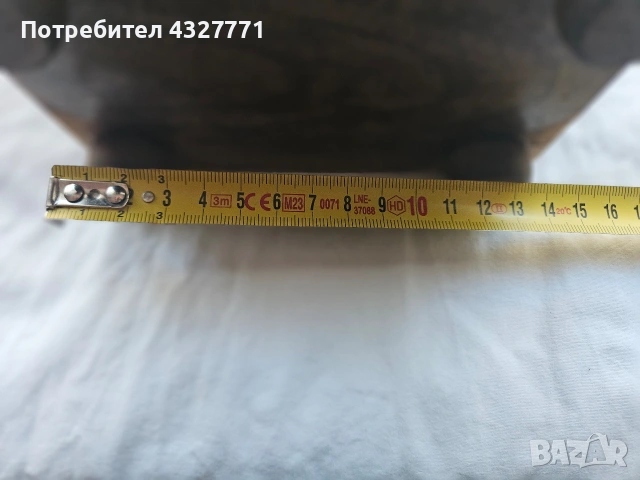 Декоративен миниатюрен шкаф от дърво и порцелан декорация украса, снимка 4 - Декорация за дома - 53213547