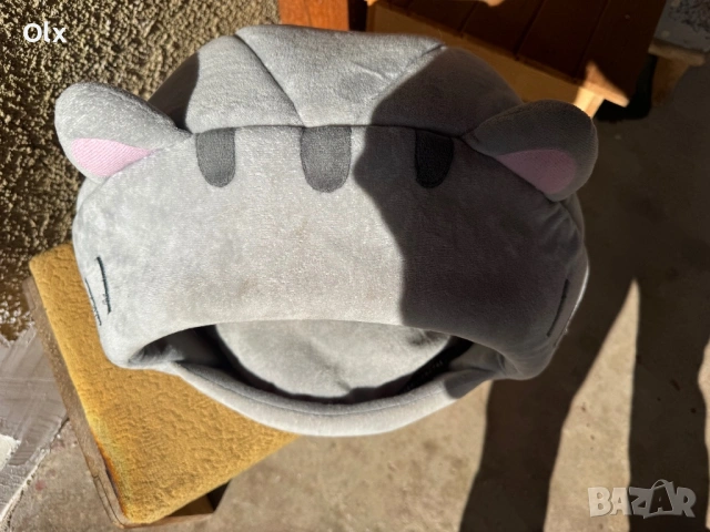 Дървена къщичка/плюшена къщичка за котки, снимка 7 - За котки - 53744475