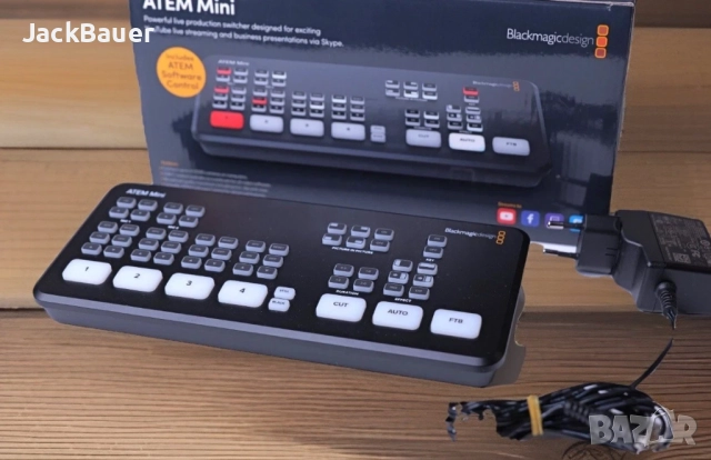 Blackmagic design ATEM Mini видео смесител за Live излъчвания, снимка 9 - Камери - 52771520