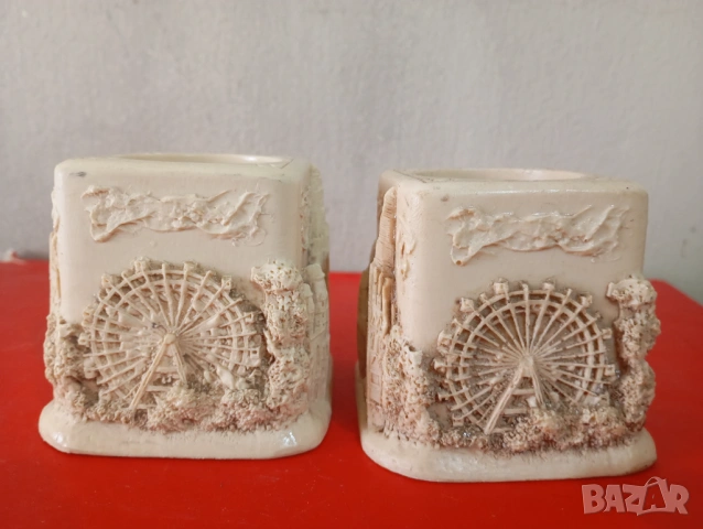 Комплект свещници - виена, снимка 2 - Други ценни предмети - 53705104