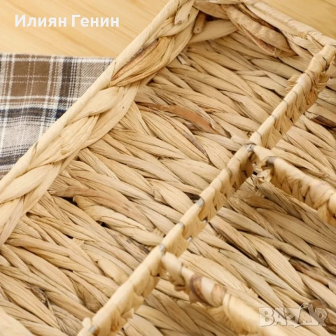 HOMCOM Комплект от 2 кошници за съхранение с отделения, снимка 6 - Други - 51576778