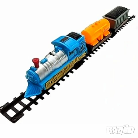 Влакче с релси – Арт класически комплект "Train Track" - 13 части, снимка 5 - Други - 51067071