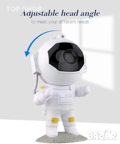 Нов Проектор Звездно Небе Астронавт - Декорация и Нощна Лампа за дете, снимка 5 - Столчета за хранене - 49426109